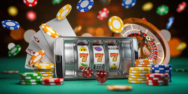 Live dealer studio setup with Dragon Tiger table, Sic Bo dice, and roulette wheel on gboplay platform